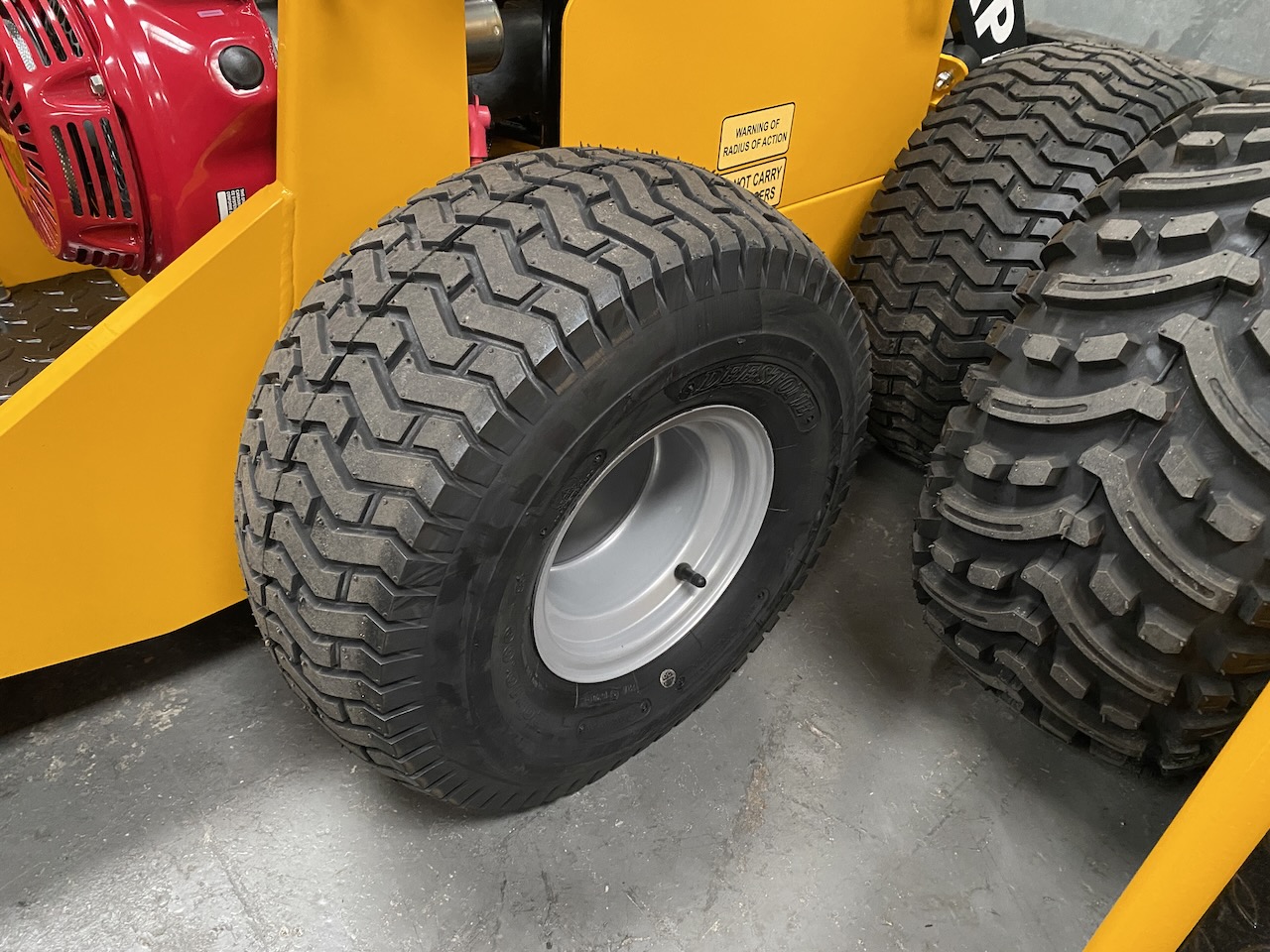 Wide Turf Tyres for Sherpa Mini Loader